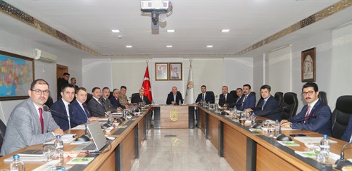 BAKANIMIZ SAYIN SÜLEYMAN SOYLU BAŞKANLIĞINDA PLANLAMA VE DEĞERLENDİRME TOPLANTISI GERÇEKLEŞTİRİLDİ.